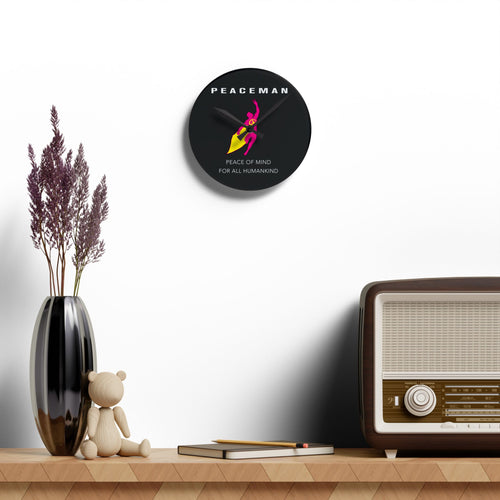 Peaceman™️ Acrylic Wall Clock